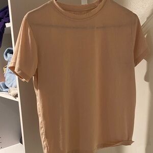NWOT Peach Tee - Short Sleeve Crewneck